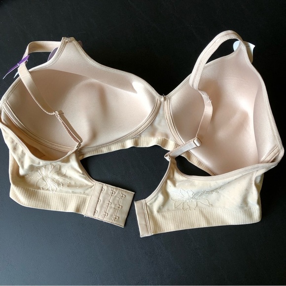 Hanes Comfort Flex Fit Beige Bra  2X NWT - Picture 3 of 11